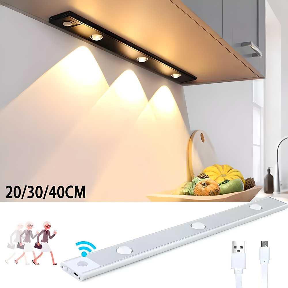 LED PIR Motion Sensor Cabinet With USB Rechargeble - FUSIONVIBE STORE