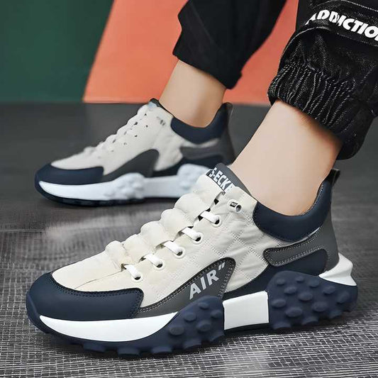 Men's Casual Shoes Thick Base Sneakers - FUSIONVIBE STORE