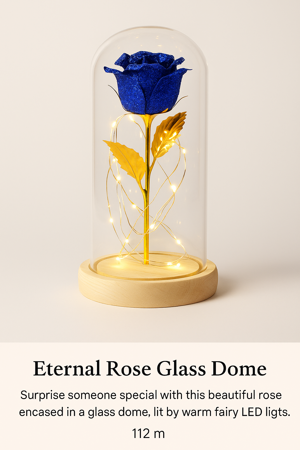 🌹 Eternal Rose Glass Dome – A Gift That Lasts Forever